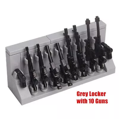 Military Weapons Rack Building Blocks Parts Locker Figure Accessories For Lego • $24.85