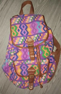 Mossimo Supply Co Southwest Print Sequin Backpack Drawstring Flap  • $24.99