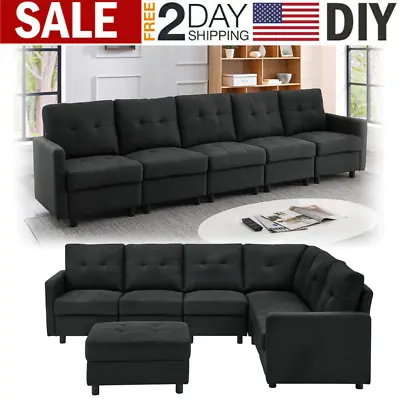 Contemporary Modular Sectional Sofa Modern Living Room Furniture Set DIY Couch • $155.99