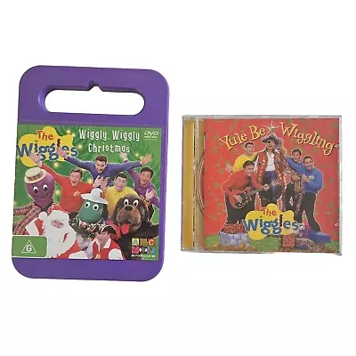 THE OG WIGGLES Vtg Xmas Combo Yule Be Wiggling CD & Wiggly Wiggly Christmas DVD  • $39.95