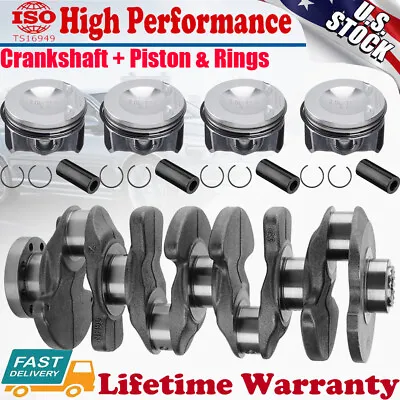 2.0 TSI Crankshaft + Piston & Ring Kit For Audi A4 Q5 VW Golf Passat EA888 Gen3 • $259.76