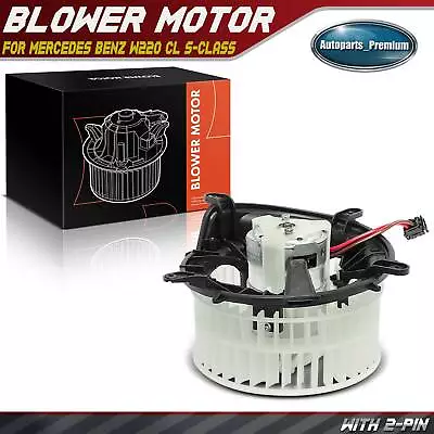 1xAC Heater Blower Motor For Mercedes-Benz S350 S430 S500 S600 S55 S65 AMG CL500 • $42.49