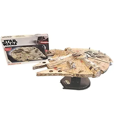 Star Wars Millennium Falcon Puzz4D Cardstock Modeling Kit Puzzle 19 X14  216 PCS • $19.97