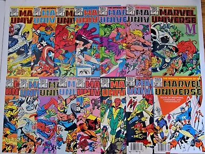 Official Handbook Of The Marvel Universe (1983) 15 Issue Complete Set 1-15 • £102.89