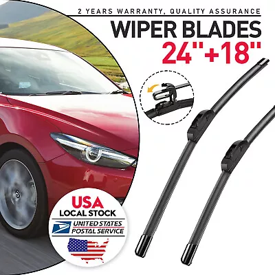 For Mazda 6 2009-2017 FRONT 24 &18  WINDSHIELD WIPER BLADE SET OEM • $13.89