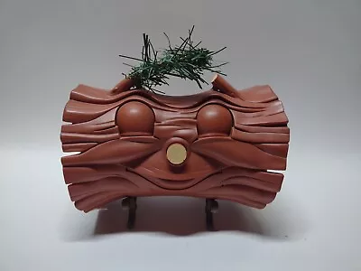 Vintage Telco Yule Burner The Christmas Singing Talking Animated Fire Log • $50