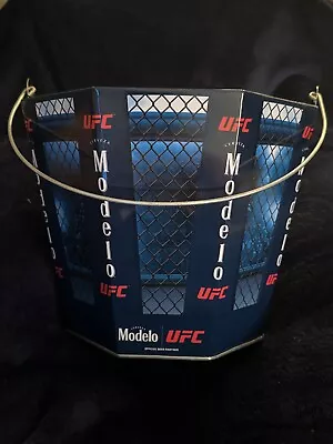 NEW--UFC Modelo Octagon Cage Metal Ice Beer Bucket Cerveza Handle Man Cave Bar • $21.95