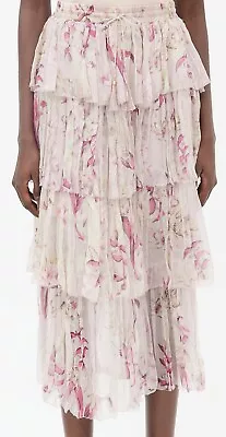 Zimmermann Winsome Tier Skirt Size 1/10 RRP$795 • $299