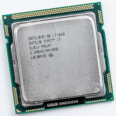 Intel Core I7-860 SLBJJ LGA1156 Quad Core Processor 2.8GHz 1st Gen Lynnfield • $18