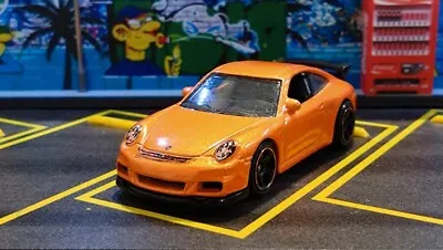 1/64 Matchbox Porsche 911 GT3 2007 Orange Loose (Hot Wheels Scale) • £3.99