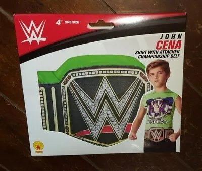 £12.15 • Buy WWE JOHN CENA Shirt With Attached Championship Belt! ☆One Size☆