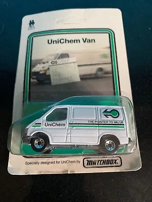 Matchbox Ford Transit Unichem Delivery Van ~ Unopened In Original Packaging • £8