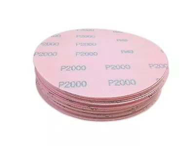 5  50 Pack 2000 Grit Waterproof Hook And Loop Film Sanding Discs - Wet Sand Auto • $37.69