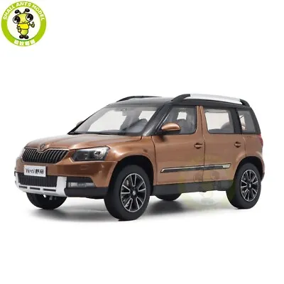 1/18 VW SKODA YETI Spare Tire Version Diecast Model Car Gifts For Friends • £38.40