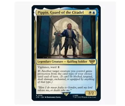 MTG Pippin Guard Of The Citadel The Lord Of The Rings: 0218 Regular Rare • $1.79