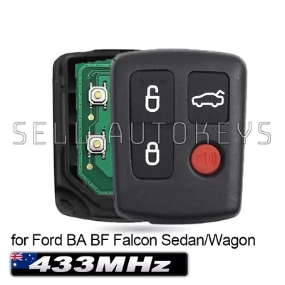For Ford Falcon Transponder BA XR6 SX Territory Sedan Wagon 4 Buttons Remote Fob • $24.05