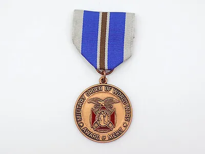 Vintage Military Order Of World Wars Award Of Merit Medal • $19.97