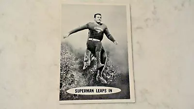 Vintage 1965 Topps - Superman - #33 Superman Leaps In - National Periodical. • $4.99