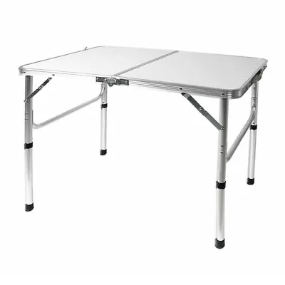 Folding Camping Table Aluminium Portable Picnic Outdoor Foldable Tables BBQ Desk • $35.99