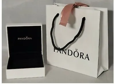 $9.99 • Buy New Genuine Pandora Large Bracelet Charm Gift Box With Pandora Gift Bag 