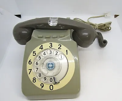 Rare Retro 1960-70's British Telecommunication Tele 740 Dial Olive Telephone • £49.99