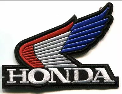 Honda Wing Red White Blue  Embroidered Biker Patch (hp1) • $6.99