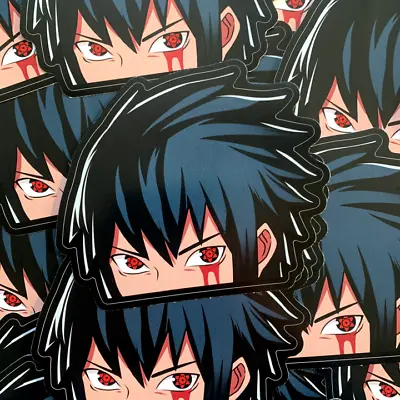 $8.49 • Buy Sasuke Anime Peeker Sticker Naruto Car Decal