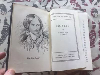 Shirley By Charlotte Brontë Library Of Classics Vintage Novel Circa 1940 In EC • $30