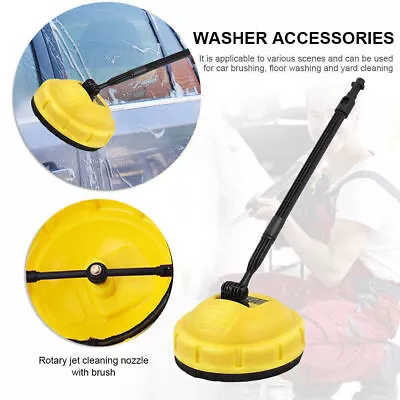 Pressure Washer Release Rotary Surface Patio Cleaner Attachment For Karcher UK • £19.39