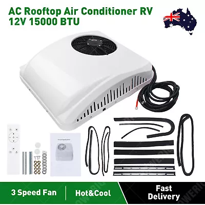 12V 15000 BTU AC Rooftop Air Conditioner RV Caravan Truck Bus Motorhome Boat • $1229