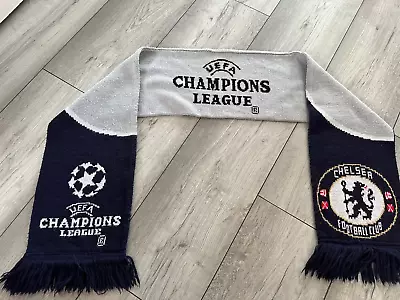 Chelsea FC | Champions League Official Merchandise Scarf | Football | Navy • £14.99