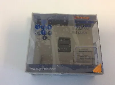 £5.95 • Buy GET Ultimate Flatplate Screwless Secondary Phone Socket Black Nickel Black Ins
