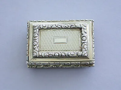 William IV Silver Gilt Vinaigrette • $429.51