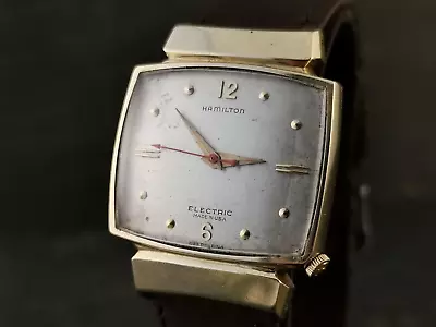 Gent's Hamilton Electric Watch. 10k Goldfilled Circa 1960's. Cal 500A Movement. • $528.42