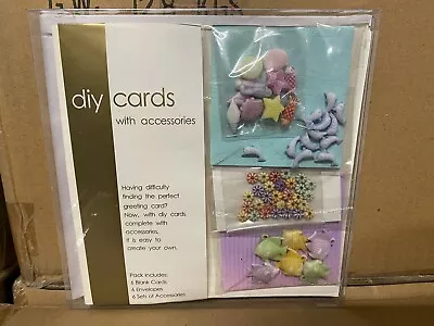 DIY Card Making Kit With Accessories Craft Kit For Card Making Sea Shells  Etc • £4.99