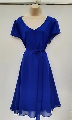 £12.99 • Buy Tea Dress,ww2,swing,blue,30's,40's,50s,60s Vintage Style,dorothy Perkins,size 20