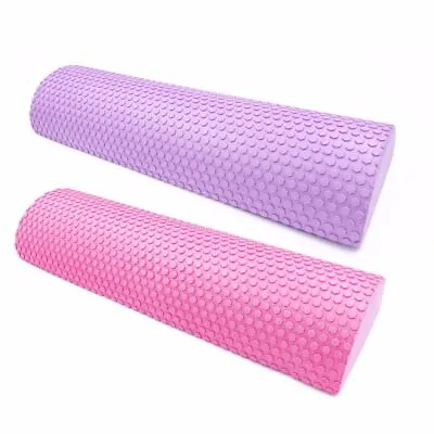 $16.09 • Buy Half Round Yoga Block EVA Foam Roller Roller Balance Pad Muscle Restoration