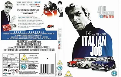 ITALIAN JOB - 40th Anniversary 2xDVD 2009 - Michael Caine Noel Coward Benny Hill • £2.55