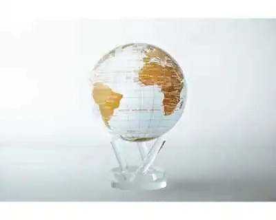 Mova Globe White And Gold Globe 6 Inch • $298
