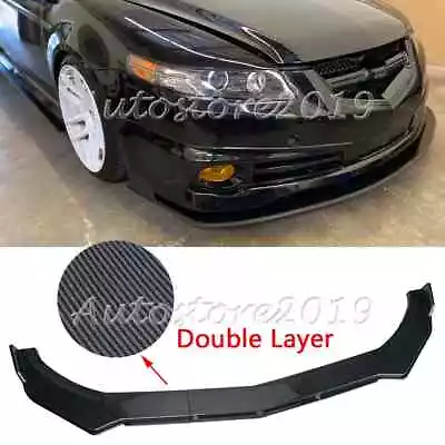 For Acura TL 2000-2014 Carbon Fiber Front Bumper Lip Splitter SPoiler Body Kit • $59.95