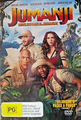 Jumanji - Welcome To The Jungle (DVD 2017)  W508 • $4.60