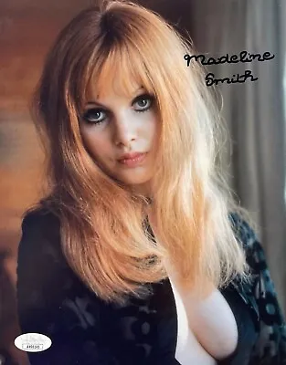 MADELINE SMITH Signed Autographed 8x10 PHOTO Theatre Of Blood JSA CERT AH96145 • $74.99