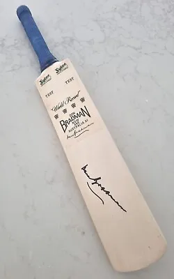 $495 • Buy Don Bradman Signed Sykes Mini Cricket Bat Sir Donald Ashes Invincibles Museum 