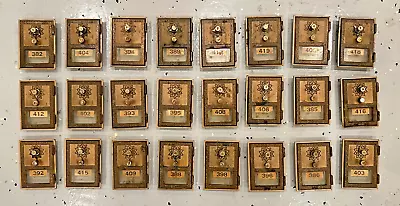 24 Vintage Post Office Box Doors - 1965 CORBIN • $152.50