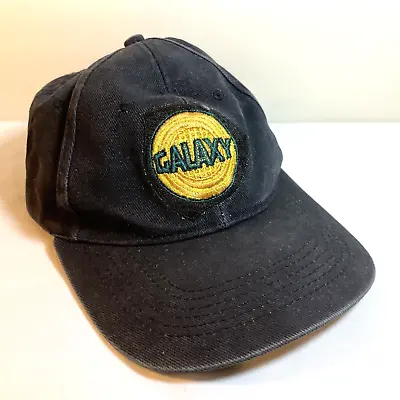 L.A. GALAXY / McDONALD'S / TELEMUNDO PROMO CAP -  Black Snapback Hat VTG Vintage • $8.97
