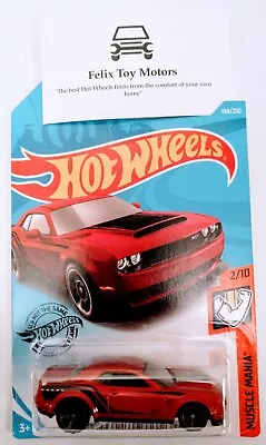 Hot Wheels: '18 Dodge Challenger SRT Demon (2019 Muscle Mania Mini Collection) • $5