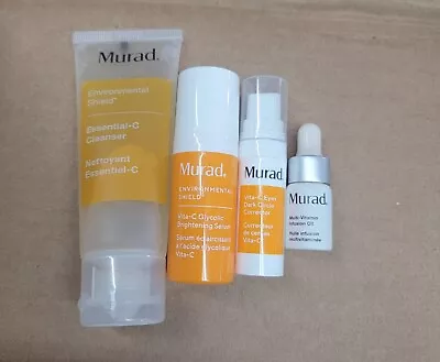 Murad Brighten Vita-c Kit Glycolic Dark Circle C Cleanser Infusion Oil • $14.99