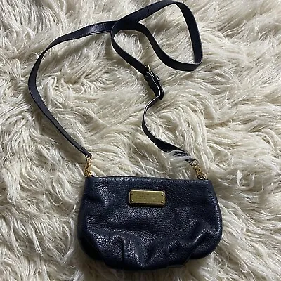 Marc By Marc Jacobs Classic Q Percy Black Leather Handbag Purse Crossbody • $90