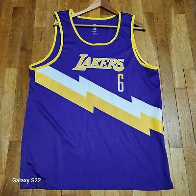 Los Angeles Lakers Lebron James #23 Tank Top Jersey Mens XL Purple New NBA UNK • $25