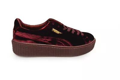 $417.25 • Buy Womens Puma Creeper Velvet Burgandy By Rihanna - 36446602 - Royal Purple Trainer